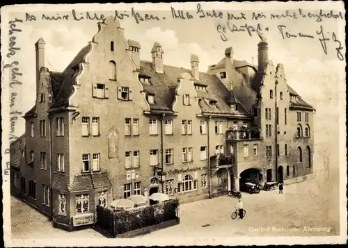Ak Abensberg an der Abens Niederbayern, Brauerei zum Kuchlbauer