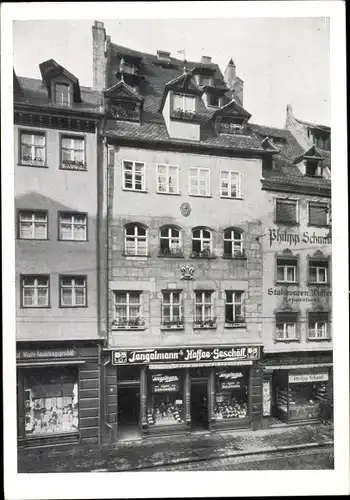 Ak Nürnberg in Mittelfranken, Haus zur goldenen Lilie, Geschäft Tengelmann