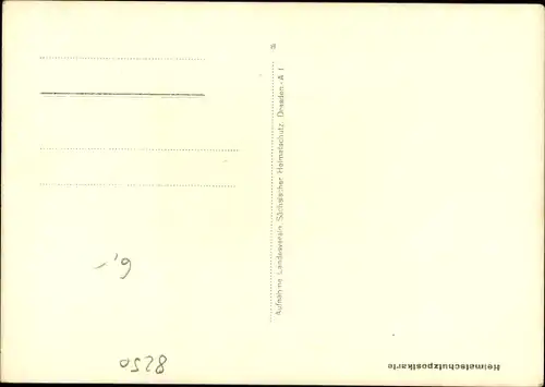Ak Meißen Elbe, Frühling auf der Bösel, Vetters Gaststätte