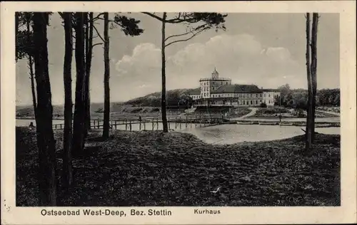 Ak Mrzeżyno Ostseebad Deep Pommern, Kurhaus