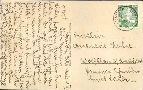 Ak Mrzeżyno Ostseebad Deep Pommern, Kurhaus