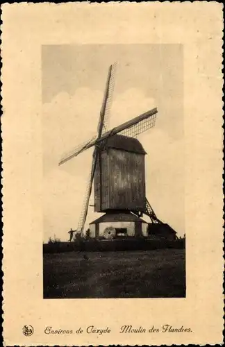 Ak Koksijde Coxyde sur Mer Westflandern, Moulin des Flandres