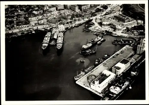 Sammelbild Zeppelin Weltfahrten II. Buch Serie Romfahrt 1933 Bild 134, Civitavecchia