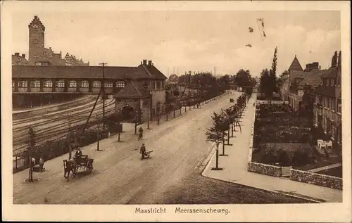 Ak Maastricht Limburg Niederlande, Meerssenscheweg