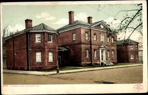Ak Annapolis Maryland USA, Harwood House