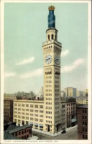 Ak Baltimore Maryland USA, Emerson Building