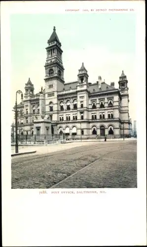 Ak Baltimore Maryland USA, Postamt