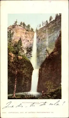 Ak Oregon USA, Columbia River, Multnomah Falls