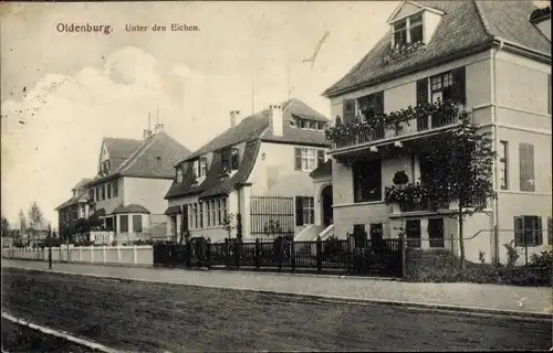 Ak Oldenburg im Großherzogtum Oldenburg, Unter den Eichen