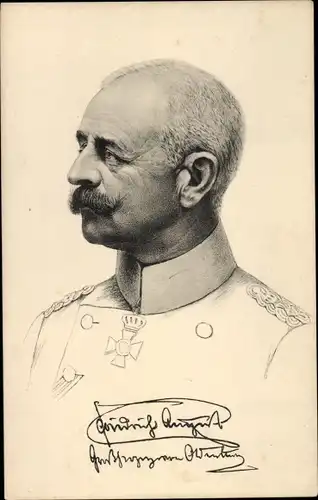 Künstler Ak Großherzog Friedrich August von Oldenburg, Portrait