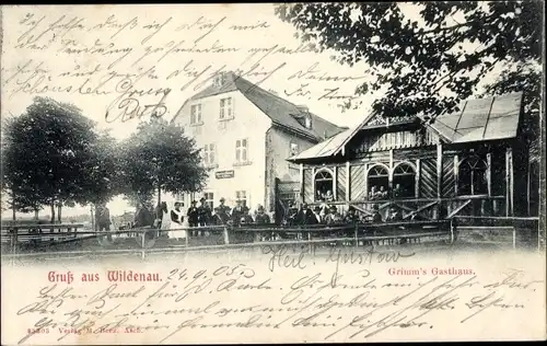 Ak Wildenau Selb im Fichtelgebirge Oberfranken, Gasthaus