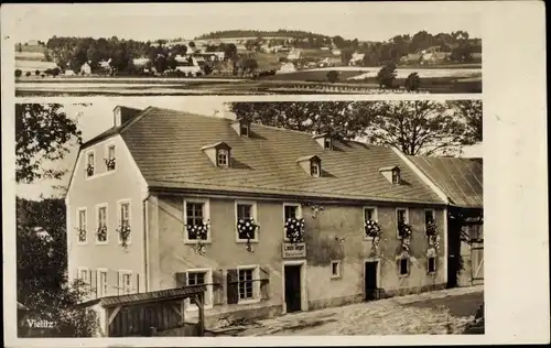 Ak Vielitz Selb im Fichtelgebirge Oberfranken, Panorama, Gasthaus