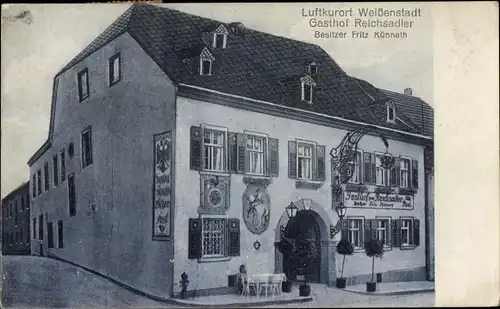 Ak Weißenstadt im Fichtelgebirge, Gasthof Reichsadler