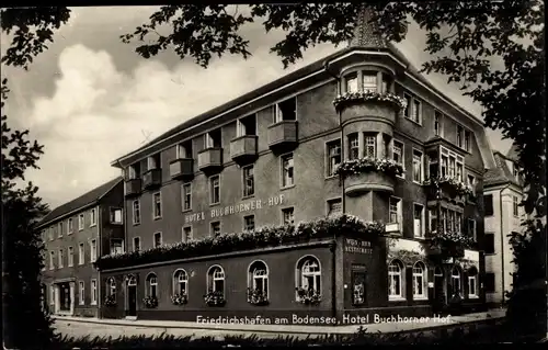 Ak Friedrichshafen am Bodensee, Hotel Buchhorner Hof