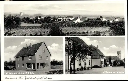 Ak Brochenzell Meckenbeuren in Oberschwaben Württemberg, Geschäft, Panorama