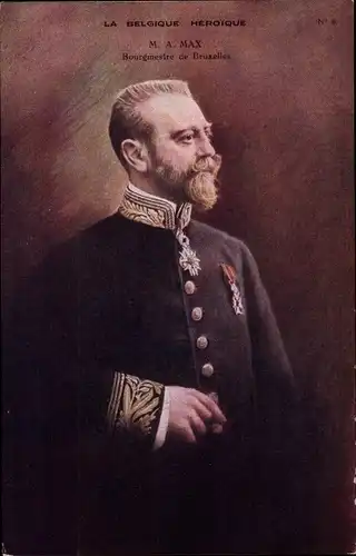 Künstler Ak Bruxelles Brüssel, Bürgermeister M. A. Max