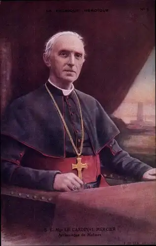 Ak Kardinal Mercier, Erzbischof von Mechelen