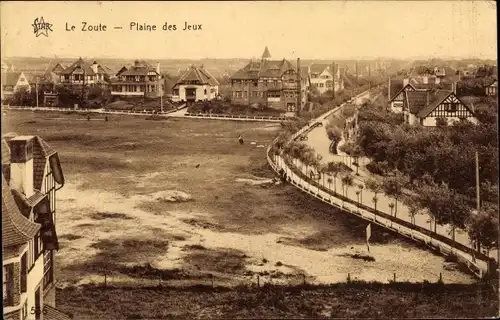 Ak Zoute Knokke Heist Westflandern, Plaine des Jeux