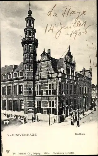 Ak 's Gravenhage Den Haag Südholland, Stadhuis