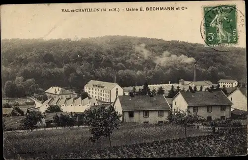 Ak Val et Châtillon Meurthe et Moselle, Fabrik E. Bechmann