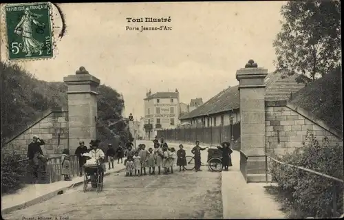 Ak Toul Meurthe et Moselle, Porte Jeanne d’Arc