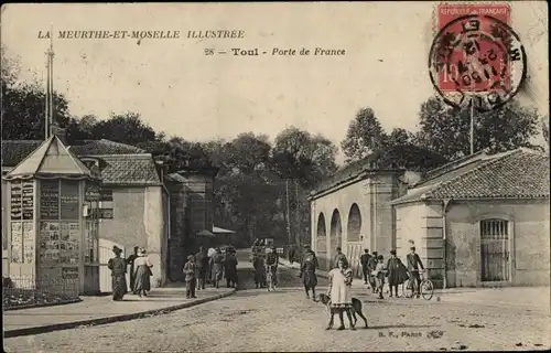 Ak Toul Meurthe et Moselle, Porte de France