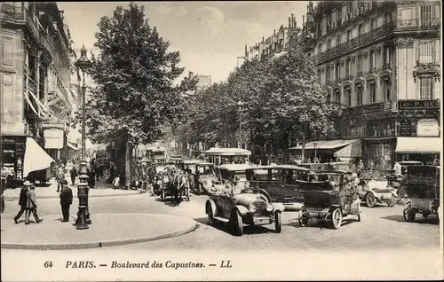 Ak Paris IX, Boulevard des Capucines