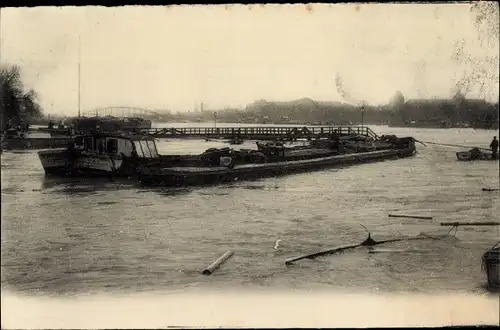 Ak Paris, Die große Seine-Flut, Januar 1910