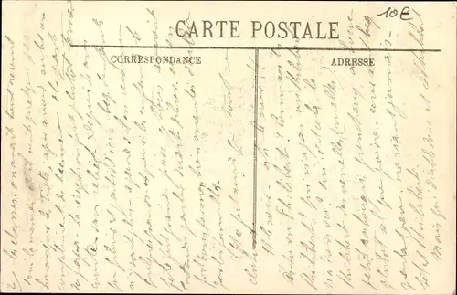 Postkarte Paris XV Vaugirard, Rues de Javel und Saint Charles, Die große Seineflut Januar 1910