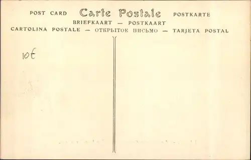 Postkarte Paris VI, Rues Jacob und Bonaparte, Die große Seineflut Januar 1910