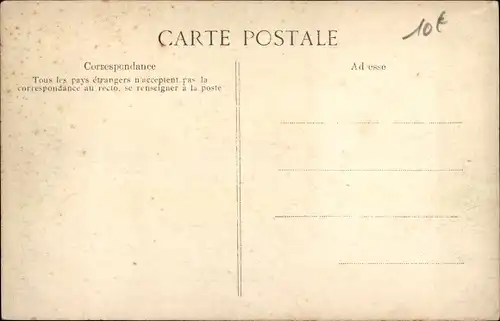 Ak Paris VII, Rue de Lille, Die große Seineflut, Januar 1910