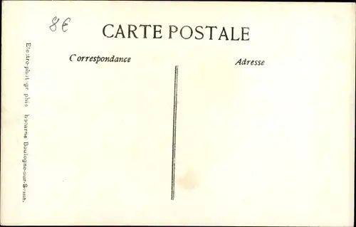 Ak Paris VIII, Die große Seineflut Januar 1910, Der Überlauf dringt in die Pumpen ein