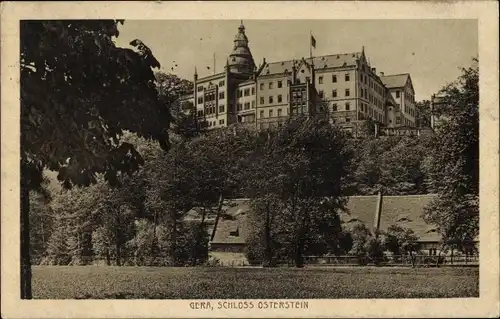 Ak Gera in Thüringen, Schloss Osterstein