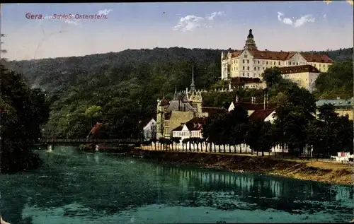 Ak Gera in Thüringen, Schloss Osterstein