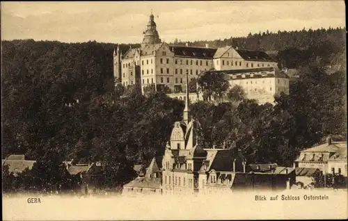 Ak Gera in Thüringen, Schloss Osterstein