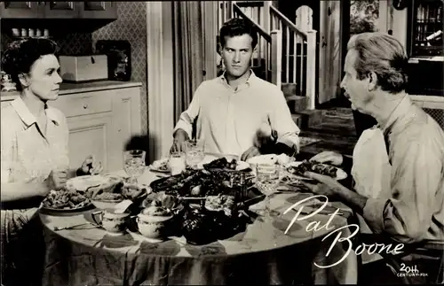 Ak Sänger und Schauspieler Pat Boone, Filmszene April Love