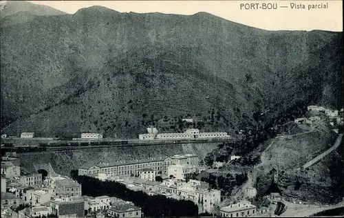 Ak Portbou Port Bou Katalonien, Vista parcial