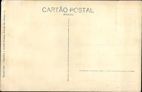 Ak Botafogo Rio de Janeiro Brasilien, Corcovado