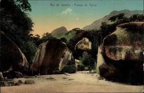 Ak Rio de Janeiro Brasilien, Furnas da Tijuca