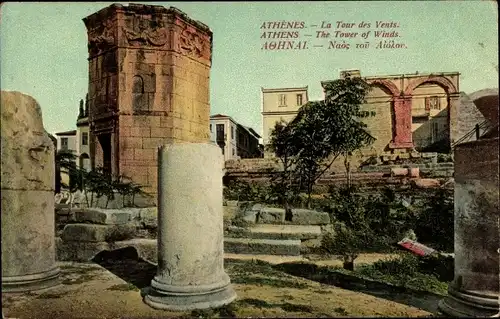 Ak Athen Griechenland, Turm der Winde