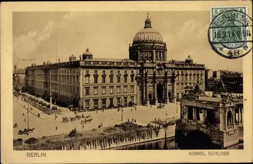 Ak Berlin Mitte, Königl. Schloss