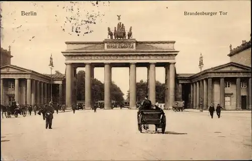 Ak Berlin Mitte, Brandenburger Tor