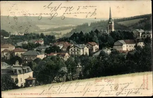 Ak Bad Elster im Vogtland, Panorama