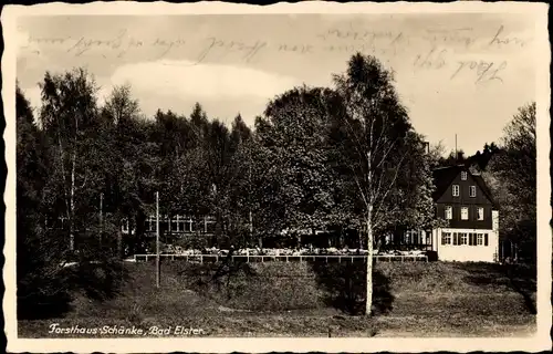 Ak Bad Elster im Vogtland, Forsthaus Schänke