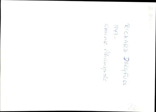 Ak Schauspieler Richard Dreyfuss, Portrait, Autogramm
