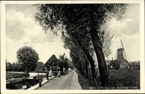 Ak Zeist Utrecht Niederlande, 't Klompje an der Zeister Vaart