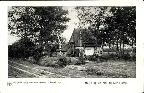 Ak Denekamp Overijssel Niederlande, Hütte am Hei
