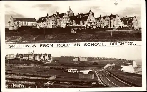 Ak Brighton East Sussex England, Roedean School