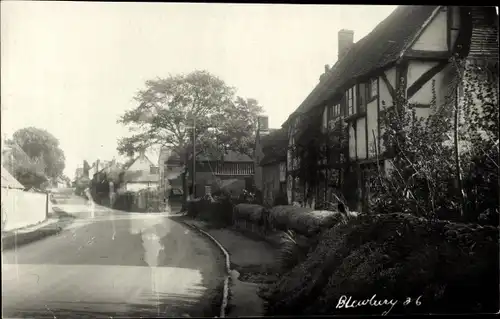 Ak Blewbury Oxfordshire England, Straßenpartie