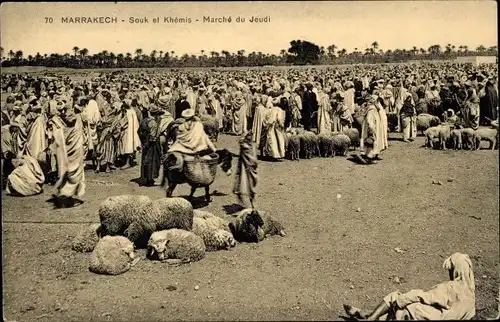 Ak Marrakesch, Marokko, Souk el Khemis, Donnerstagsmarkt